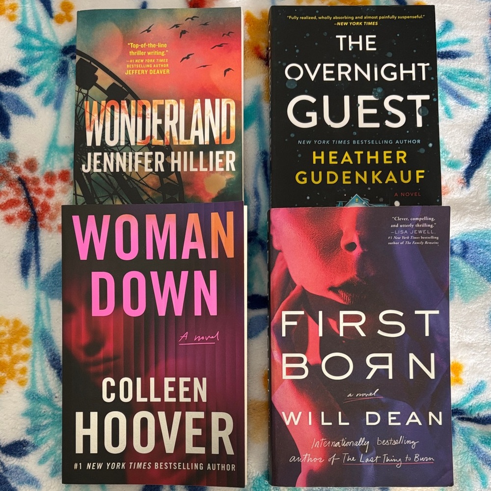 Set of Four Thriller Novels